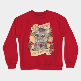 Tabby Cat Crewneck Sweatshirt